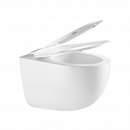 Подвесной унитаз безободковый Terminus Енисей Монолит 560х390 белый Ишимбай - фото 7