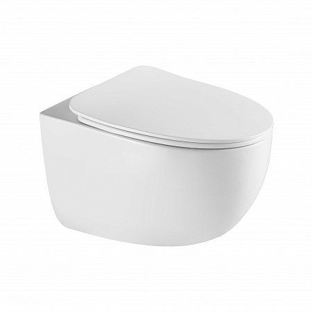 Подвесной унитаз безободковый Terminus Енисей Монолит 560х390 белый Ишимбай - фото 2