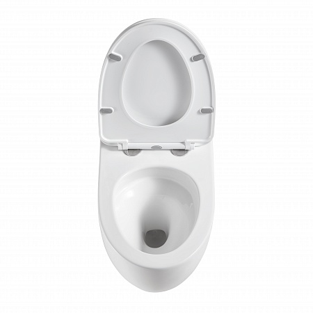 Подвесной унитаз безободковый Terminus Енисей Монолит 560х390 белый Ишимбай - фото 3